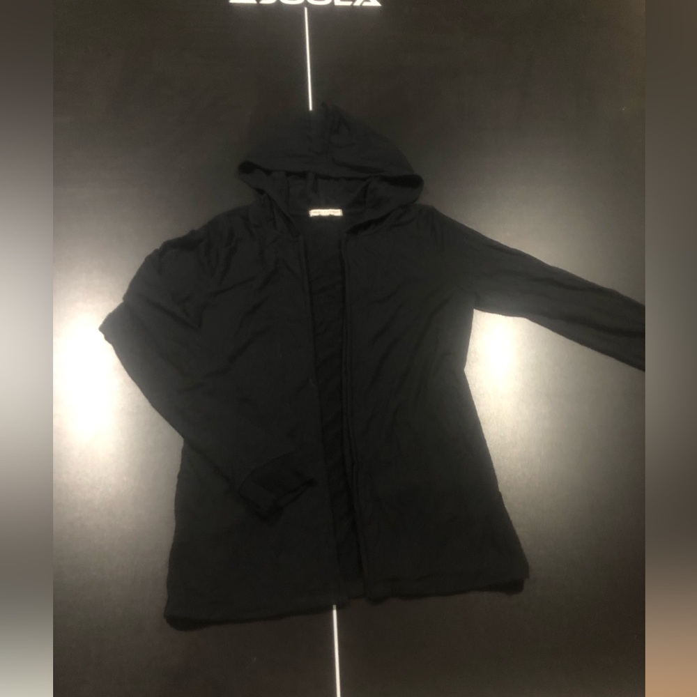 Long sleeve hooded cardigan